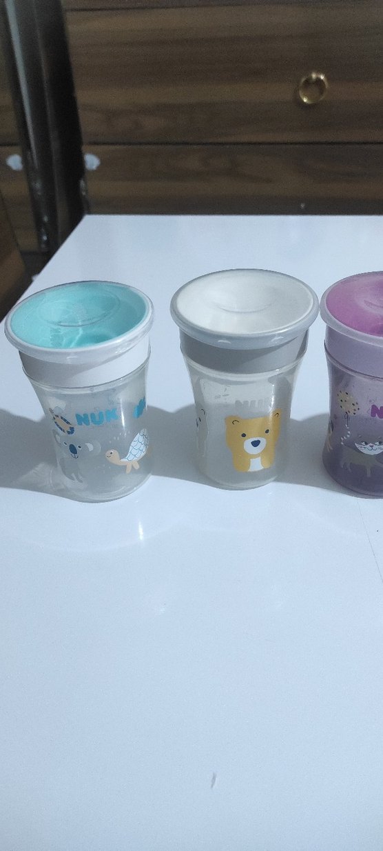 NUK Pastel Renkli Bebek Alıştırma Bardakları - Görsel 3