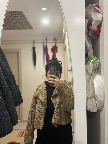 m Beden Kısa peluş montt