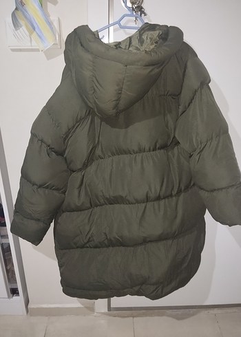 Kadın Kapüşonlu Uzun Kışlık Mont - Görsel 2