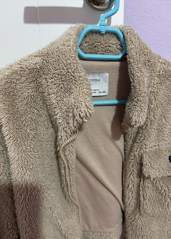 Bershka Bej Peluş Kadın Ceket - Görsel 6