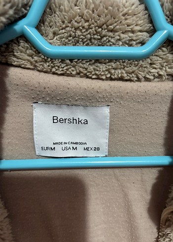 Bershka Bej Peluş Kadın Ceket - Görsel 7