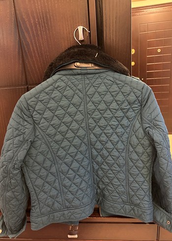 Tommy Hilfiger Kürk Detaylı Kadın Mont - Görsel 5