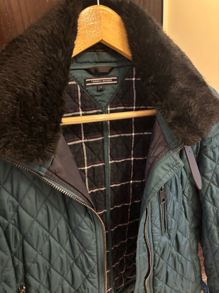 Tommy Hilfiger Kürk Detaylı Kadın Mont - Görsel 3