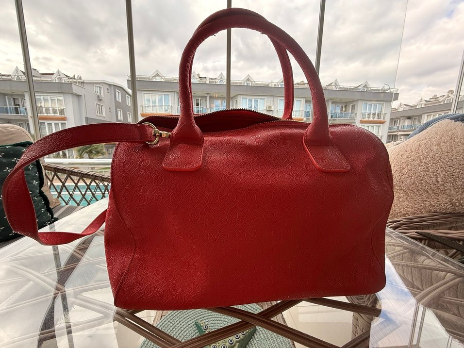 Orjinal Vakko Deri Kadın El Çantası - Görsel 3