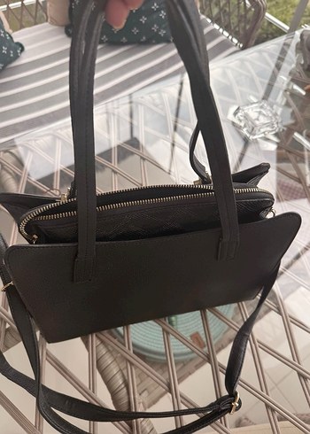 Orjinal Derimod Siyah Deri Kadın Çanta - Görsel 4