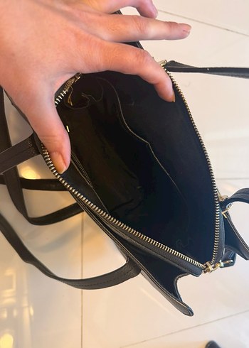 Orjinal Derimod Siyah Deri Kadın Çanta - Görsel 3