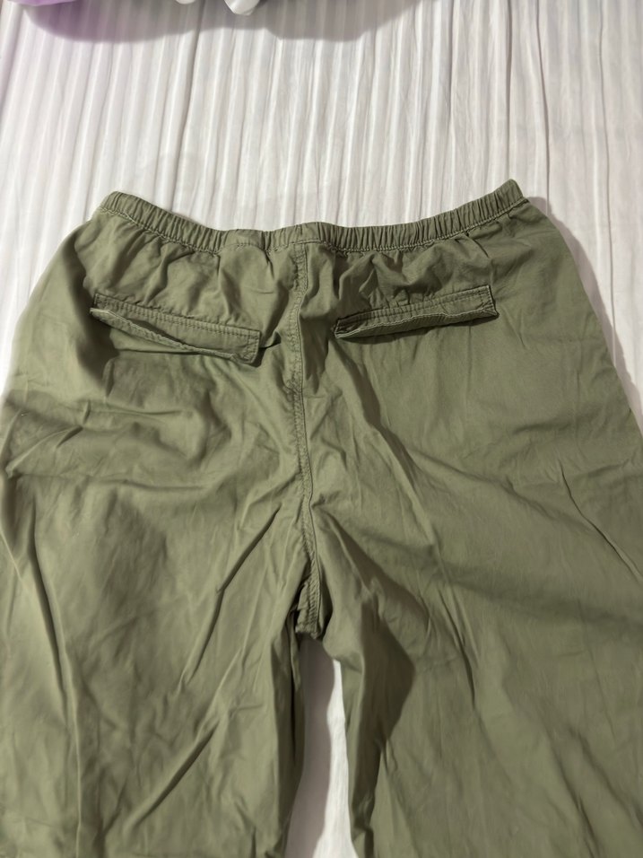 Kadın hm marka haki renk kargo pantolon - Görsel 3