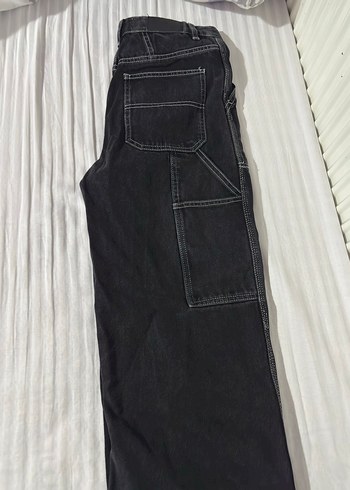 Kadın Siyah Kot Pantolon - Görsel 2