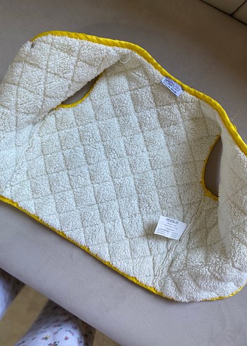 Sarı Erkek Çocuk Düğmeli Yelek - Görsel 4