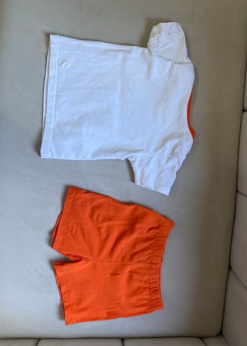 Bebek Erkek Renkli Baskılı Kısa Kollu Takım - Görsel 5