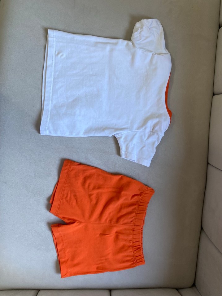 Bebek Erkek Renkli Baskılı Kısa Kollu Takım - Görsel 5