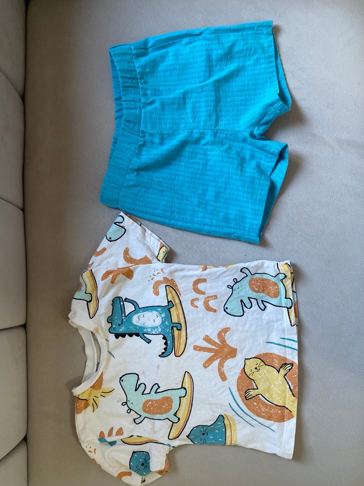 Pastel Desenli Bebek ikili 
takımı - Görsel 3