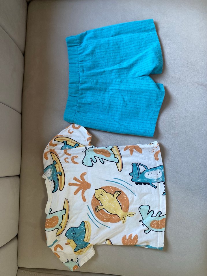 Pastel Desenli Bebek ikili 
takımı - Görsel 4