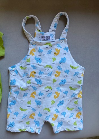 Renkli Desenli Erkek Çocuk Kısa Tulum - Görsel 4