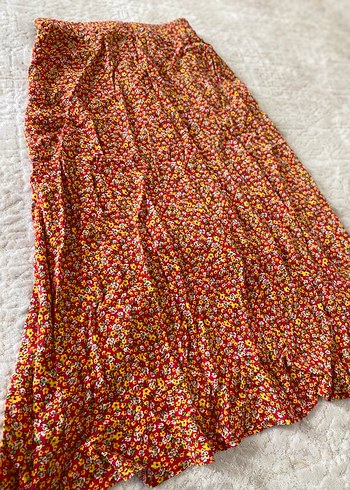 Renkli Bohem Uzun Midi Etek - Görsel 6