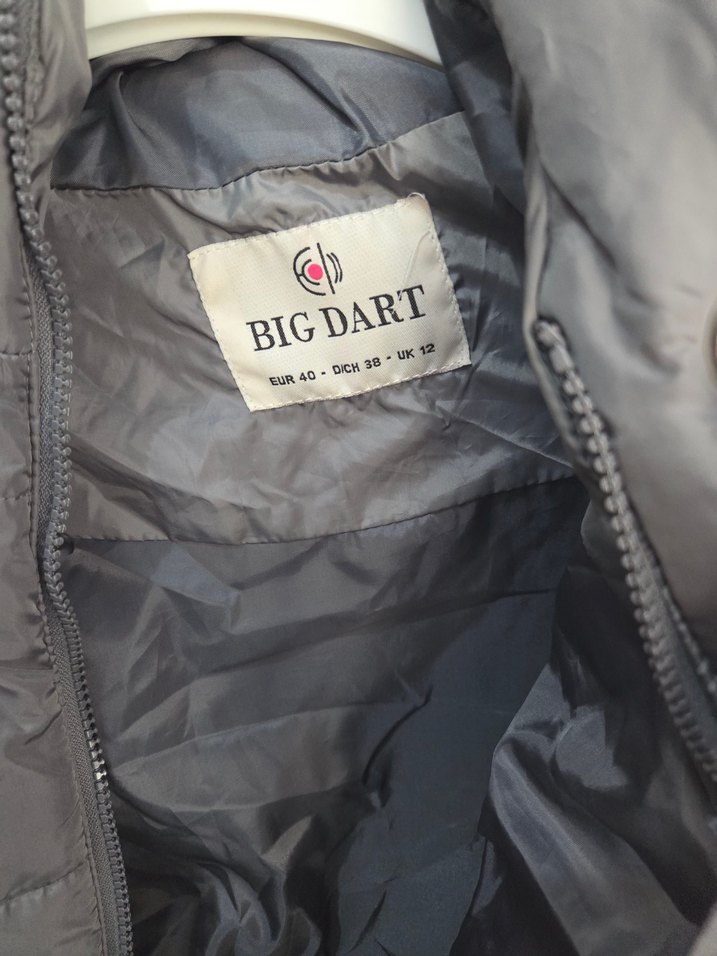 Gri Kısa Kadın Kışlık Mont Kapüşonlu - Görsel 2