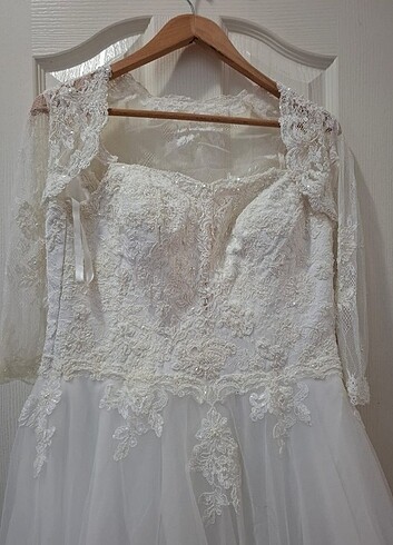 Bir kere kullanılmış temiz gelinlik - Görsel 9