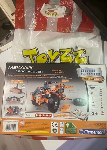 Beden SIFIR Clementoni Mekanik Laboratuvarı Buggy Oyuncak Araba