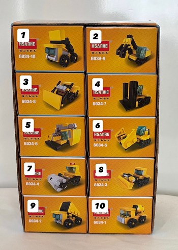 Mini İnşaat Araçları LEGO BRİCKS