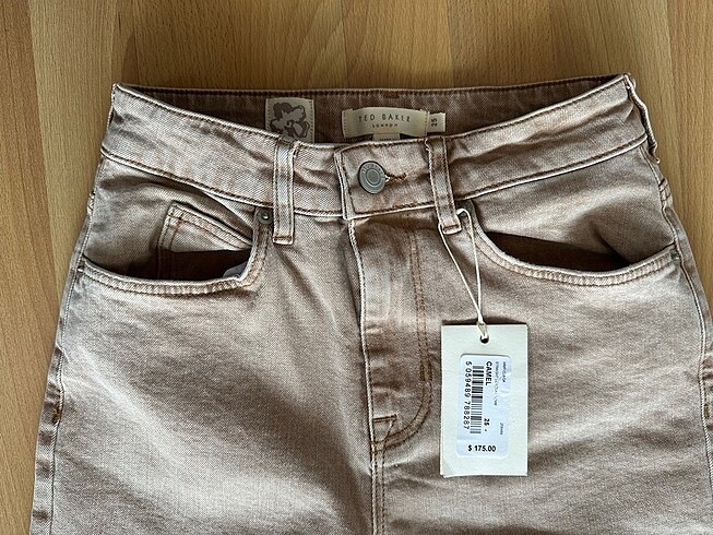 26 Beden Orijinal Ted Baker bej pantolon
