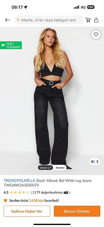 Trendyolmilla Wide Leg Jean