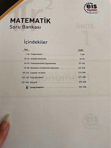  Eis yayınları 11.sınıf matematik soru bankası