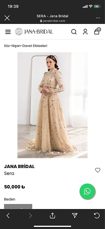 Jana Bridal tesettür abiye nişanlık