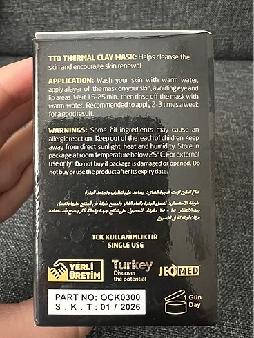  Beden Tto kil maskesi