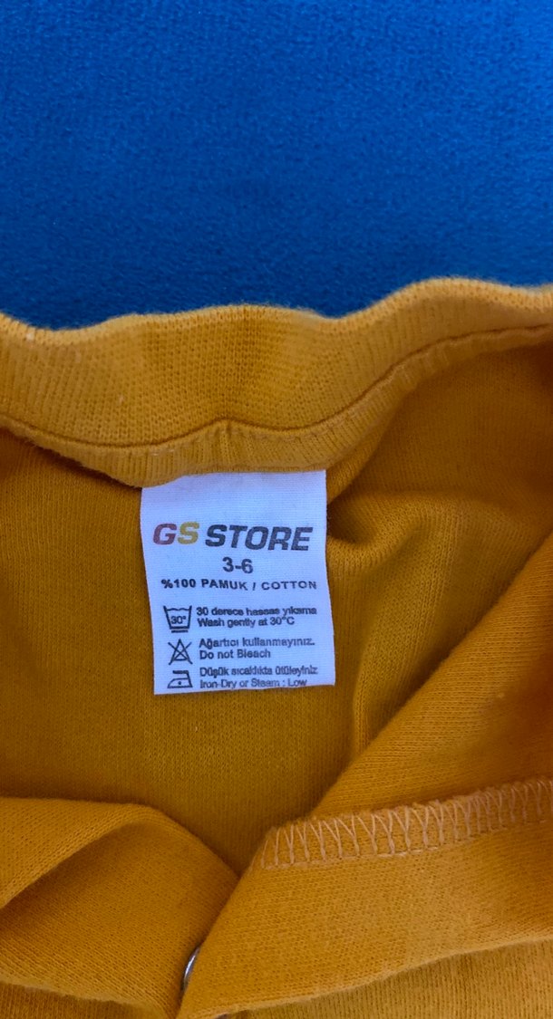 Sarı Kısa Kollu Bebek Tulum - Görsel 2