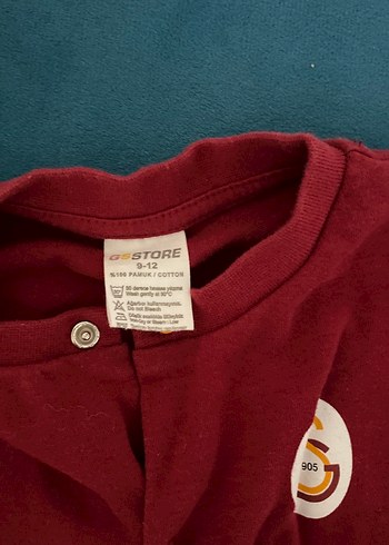 Bordo Uzun Kollu Bebek Tulum - Görsel 2