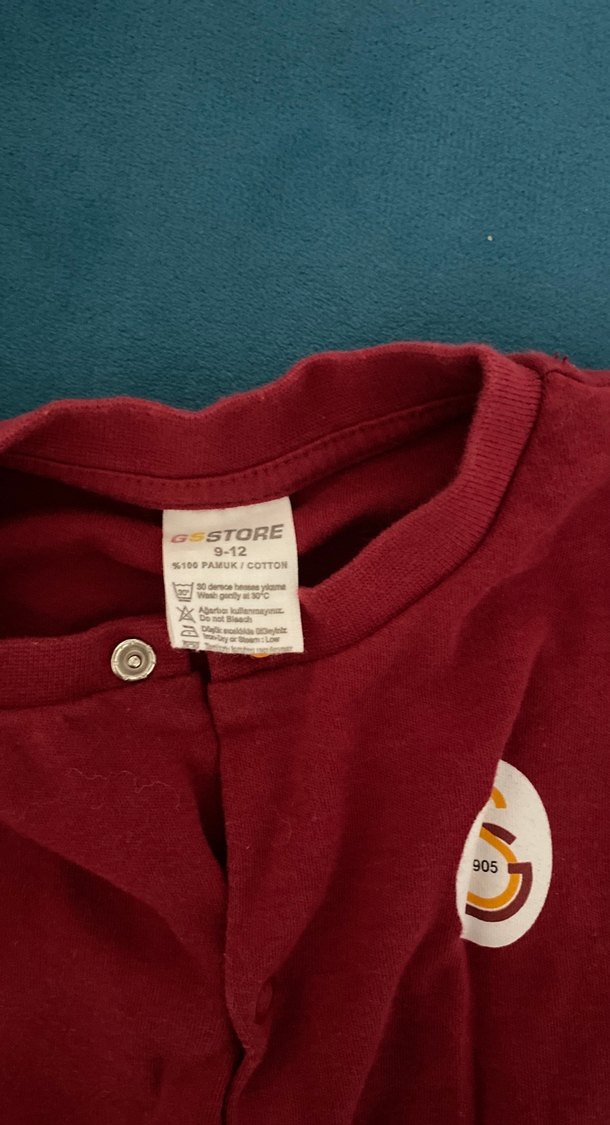 Bordo Uzun Kollu Bebek Tulum - Görsel 2