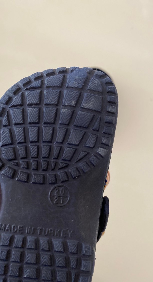 Erkek Çocuk Mavi Kaydırmaz Bantlı Terlik - Görsel 3