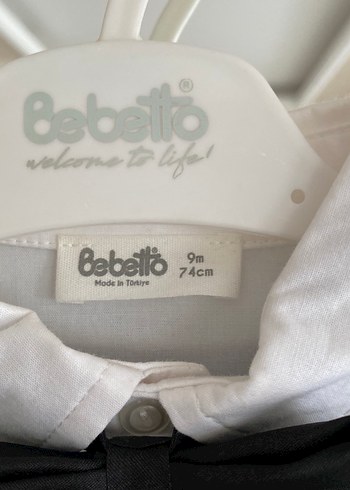 Gri Örgü Pamuklu Erkek Bebek Takımı - Görsel 3