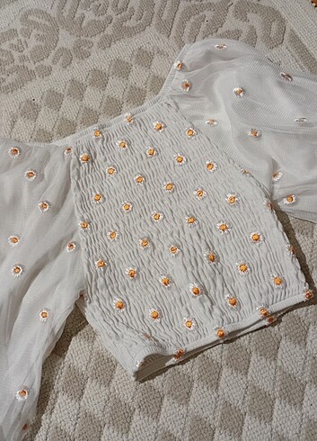 Topshop Bluz üst crop 