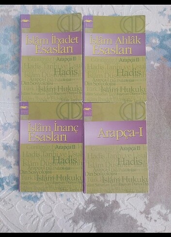 İlahiyat 1. Sınıf 1. Dönem Kitapları