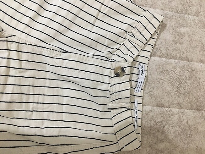 Bershka Bershka keten pantolon