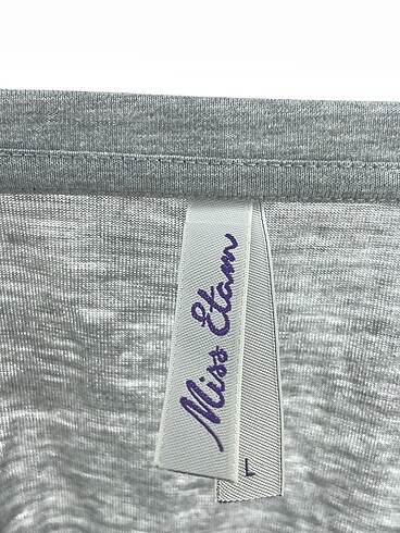 l Beden gri Renk Vintage Love T-shirt %70 İndirimli.