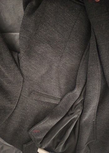 Gri Midi Düğmeli erkek ceket - Görsel 2