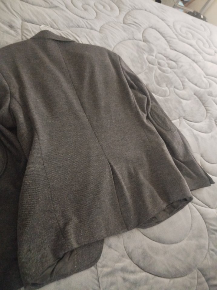 Gri Midi Düğmeli erkek ceket - Görsel 5