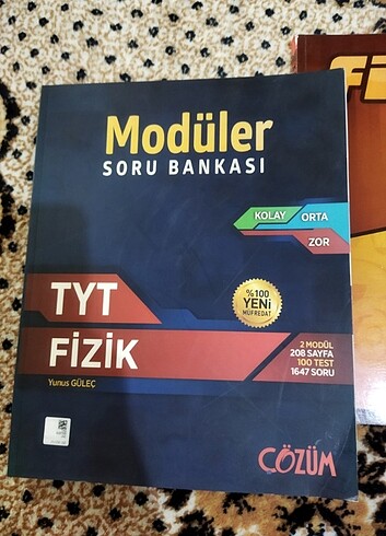 Fizik konu anlatım ve test kitapları 