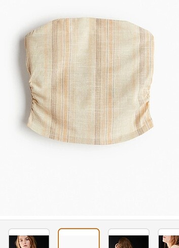 m Beden ten rengi Renk H&M bluz