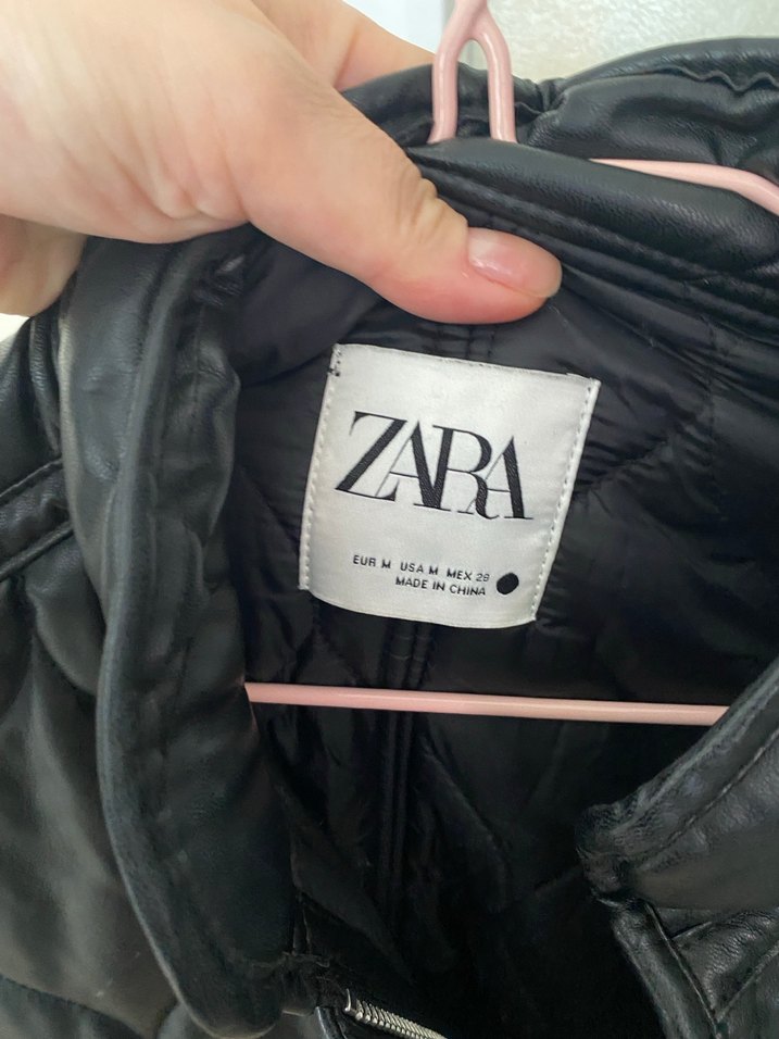 Siyah Deri Kemerli Midi Ceket - Görsel 5