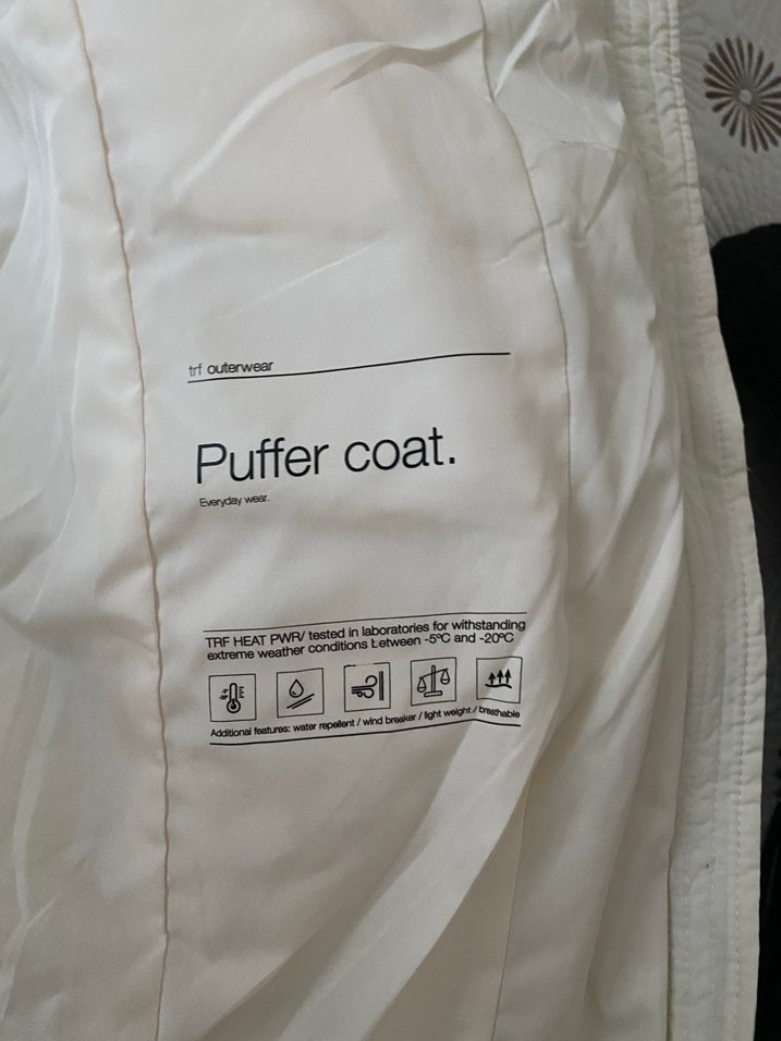 Kürk Detaylı Beyaz Kadın Kışlık Mont termal - Görsel 3