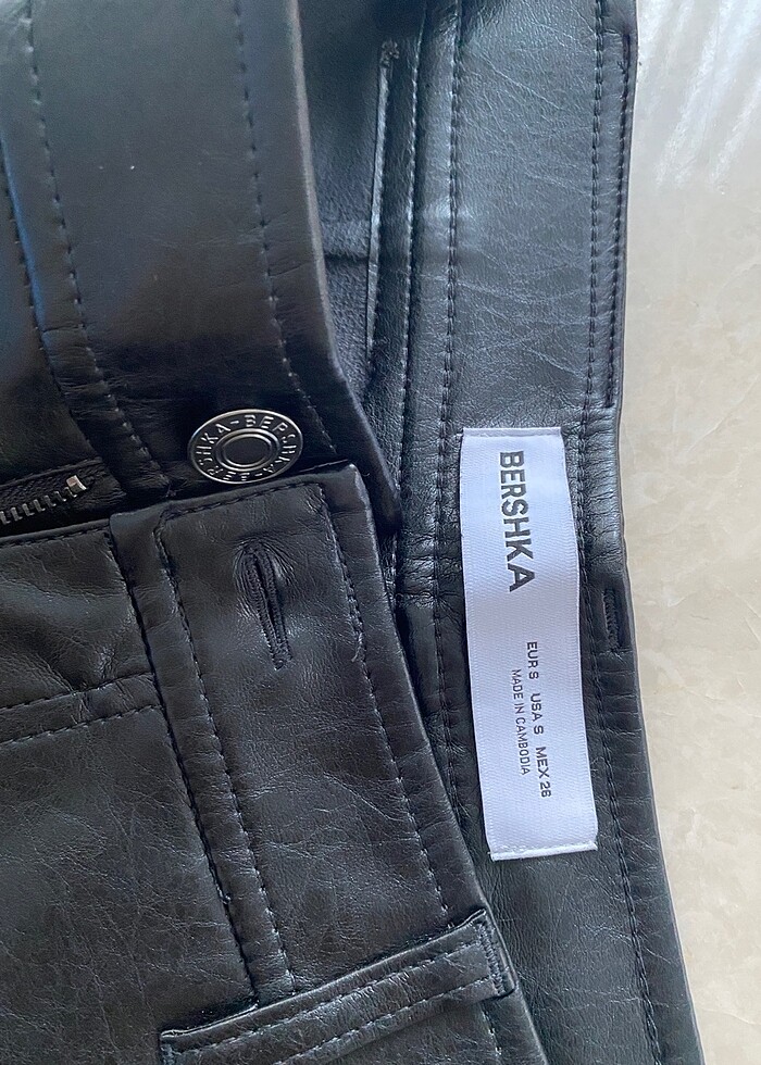 Bol deri pantolon - Görsel 2