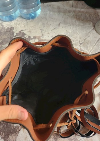 Kahverengi Deri Kadın Çanta - Görsel 3