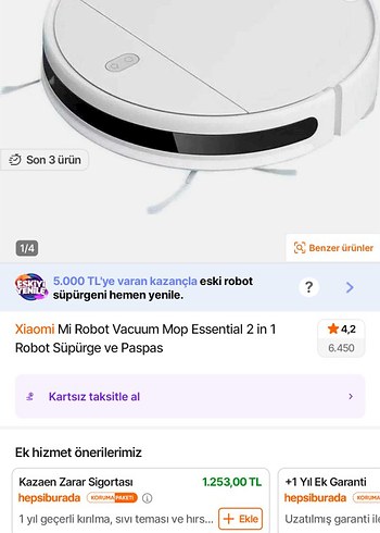 Mi Robot süpürge - Görsel 3