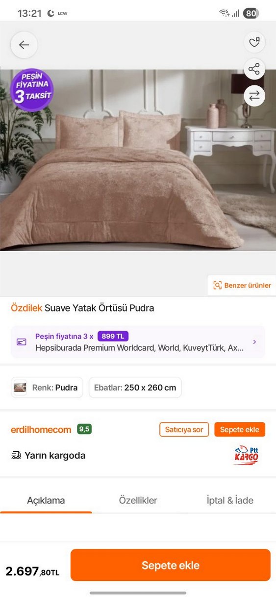 Ozdilek Yatak Örtüsü - Görsel 3