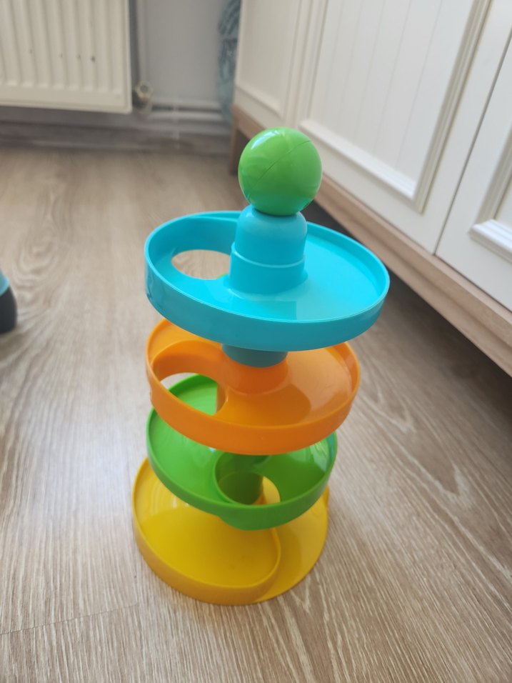 Renkli Eğitici Oyuncak Top ve Kule - Görsel 3