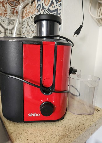 Sinbo Kırmızı Katı Meyve Sıkacağı - Görsel 3