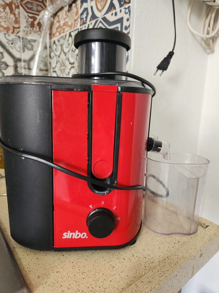 Sinbo Kırmızı Katı Meyve Sıkacağı - Görsel 3